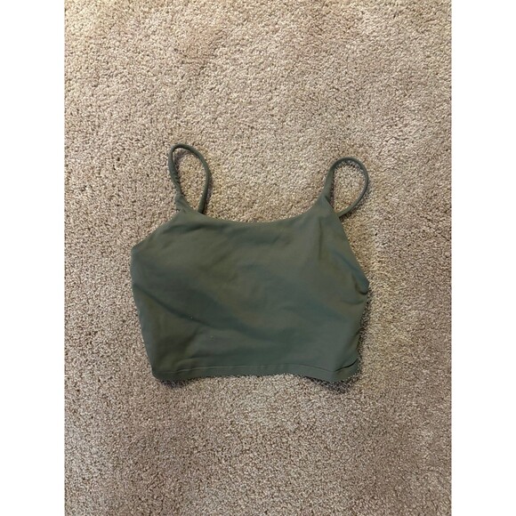 Green workout crop top - Picture 1 of 2